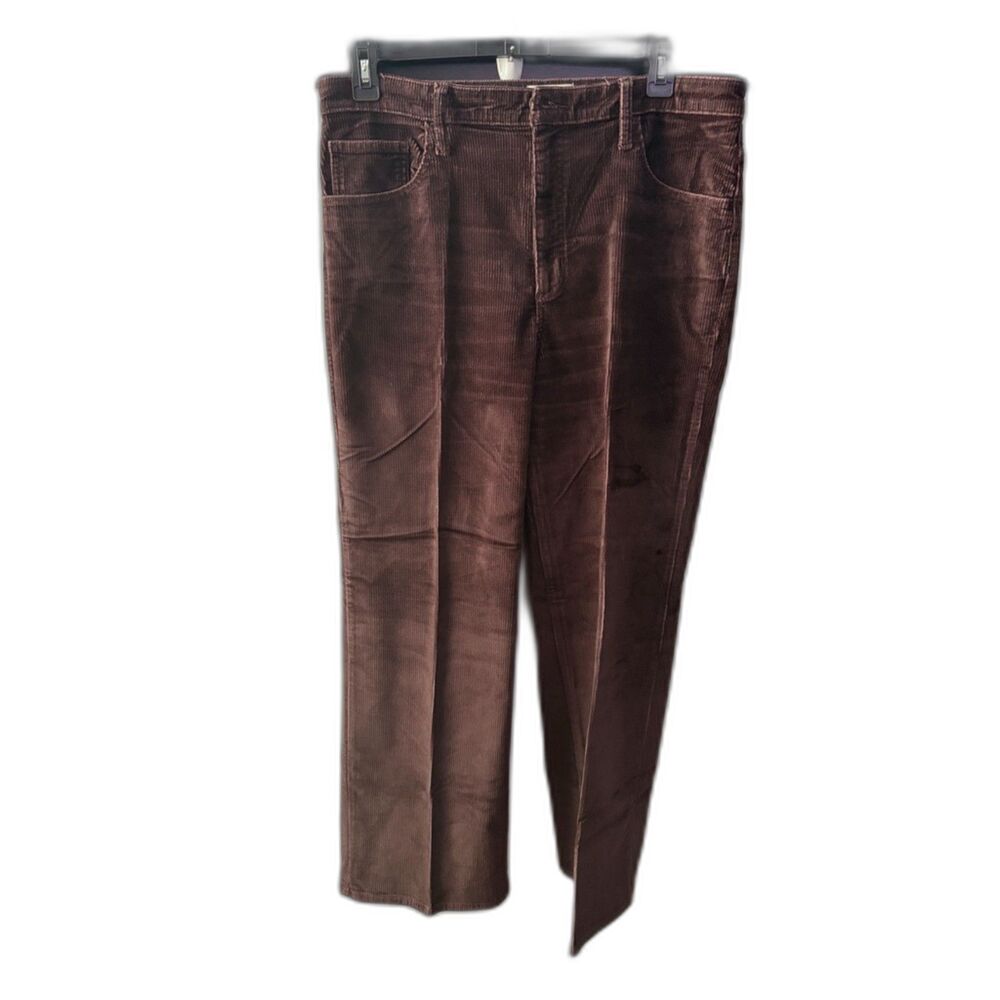 Universal Thread High Rise Wide Leg Corduroy Pants Mauve Women’s 16R Stretch
